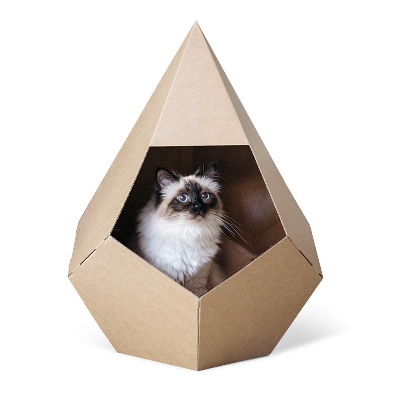 plantilla casa para gatos
