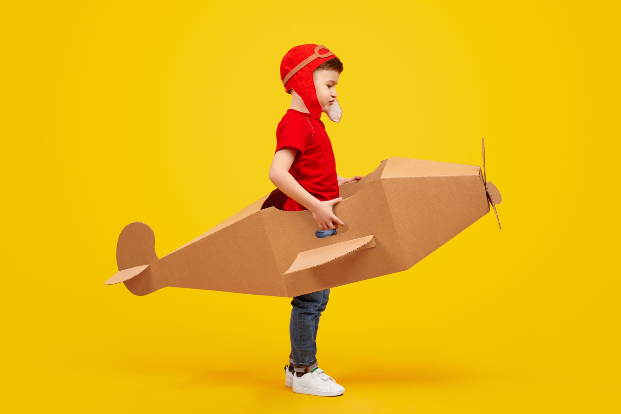 DIY Avión de Carton para niños + PDF