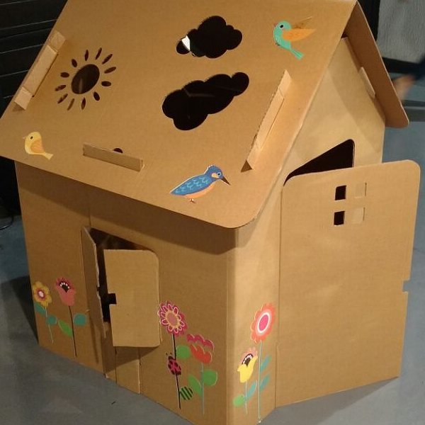 cardboard house + pdf