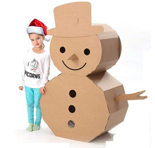 cardboard snowman template